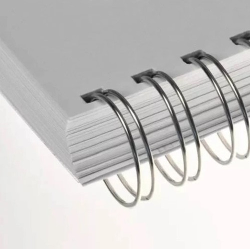Bobina Wire-o Prata 7/16 3x1 Para 85fls 34.500 Anéis