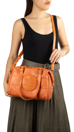 Bolsa Bowling Cloe Malgina I Mediano Color Naranja