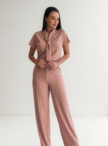Conjunto Uniforme Social Gabardine Secretaria Recepção
