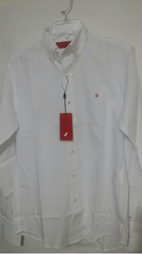 Camisa Carolina Herrera Ch Blanca Lisa