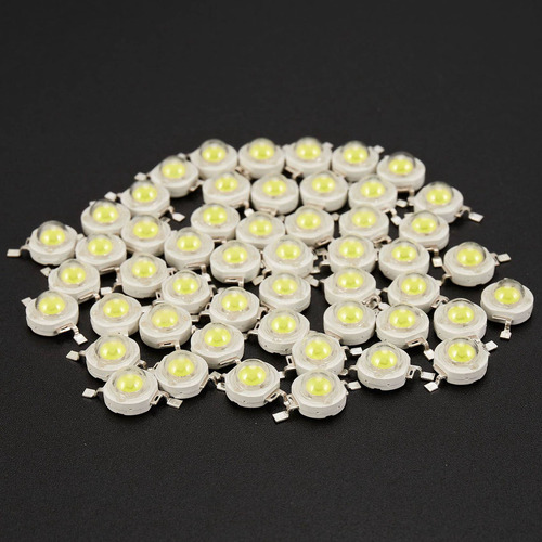 . 100 Unidades De Diodos Led Blancos Fríos De Alta Potencia