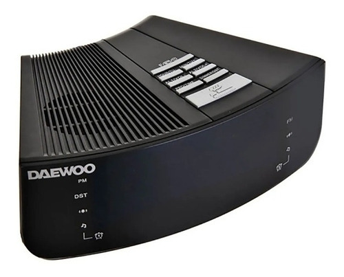 Imagen 4 de 6 de Radio Reloj Led Alarma Despertador Daewoo Di-2618 Color Negro