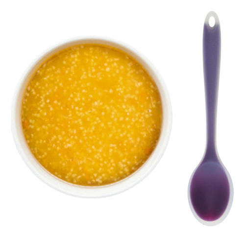 De Sopa De Silicona Translúcida De 8 Pulgadas Cucharadas De