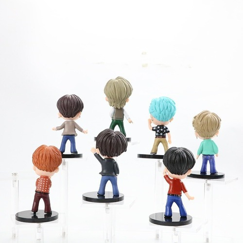 A Kit Bts 7 Figuras Boneca Rm Jin Jimin V Suga Jhope Junkook