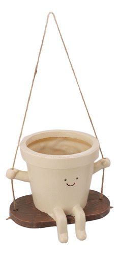 Maceta Swing Face Para Colgar En Forma De Cabeza De Flor De