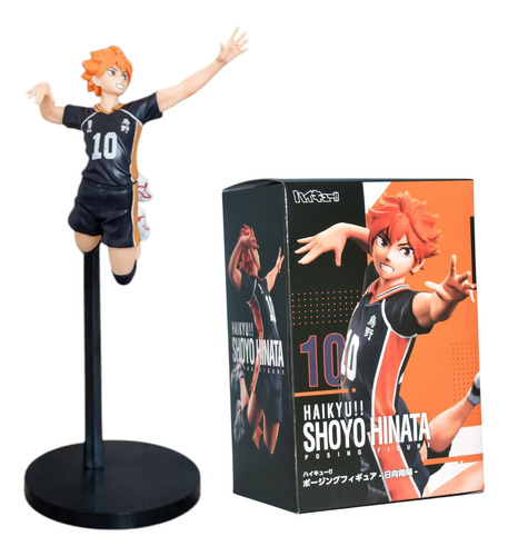 Figura Shoyo Hinata Saltando 19cm Haikyuu Importado