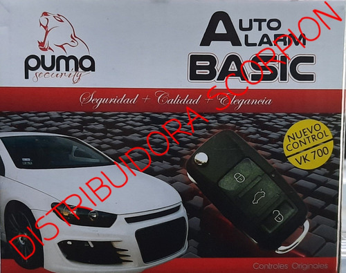 Auto Alarma Puma Vk 700 Volkswagen Tipo Navaja Universal 