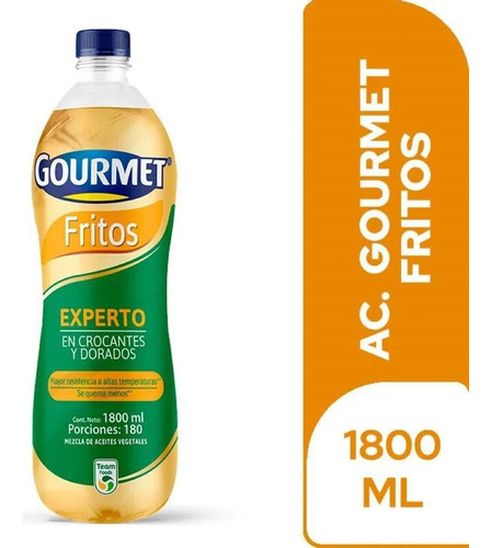 Aceite Gourmet Fritos X 1800 Ml - L a $18