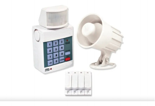 Kit Alarma Sensor De Movimiento, Con Codigo De Seguridad.