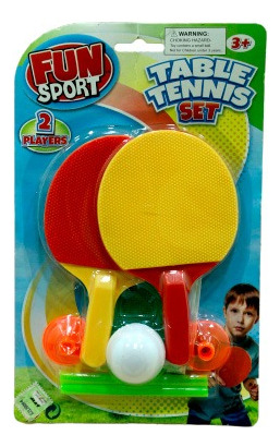 Paleta Pelotita Red Ping Pong Mini Juguete Niños Diversion