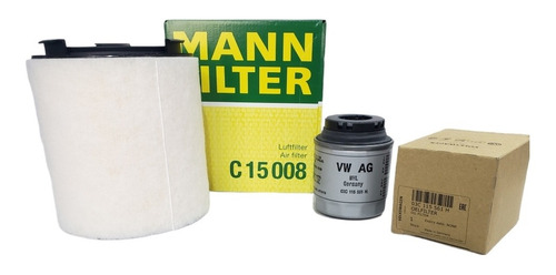 Kit De Filtros Vw Polo 1.2 Turbo 2013 2014 2015 Mann Filter 