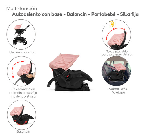 Carriola D'bebé Eclipse Travel System Con Autoasiento