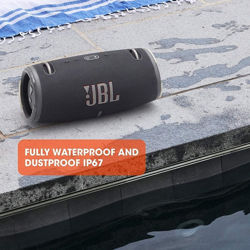 Imagen 7 de 9 de Parlante Portable Jbl Xtreme 3 Bluetooth 100w 15hs Azul