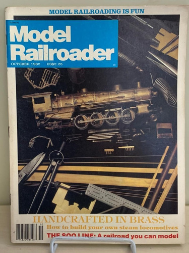 Revista Model Railroader Outubro 1982