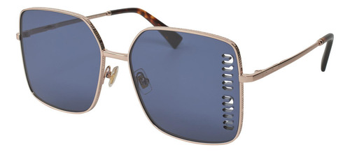 Miu Miu Mu 51ys Zvf-1v1 Square Shape Gold Rose Blue (Usado)
