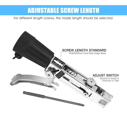 Adaptador Automático Para Clavos En Cadena, Accesorio Para T