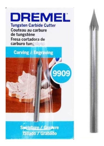 Fresa Carburo Tungsteno Minitorno Dremel 9909 Vastago 3,2 Mm