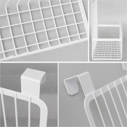 Imagen 6 de 7 de Organizador Alacena Colgante Puerta Canasto Mesada Metal