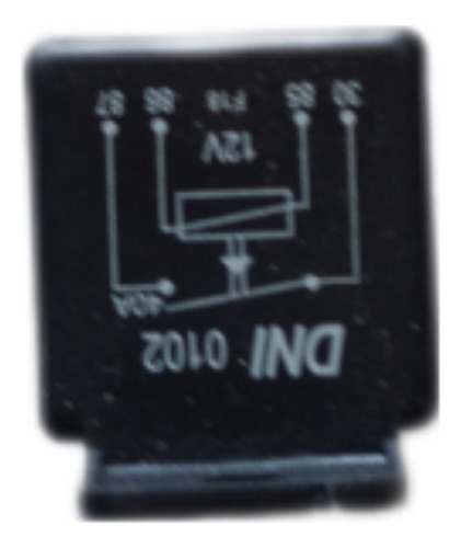 Rele Auxiliar 40a 12v 4 Terminais C/ Sup Dni 0102 Fueltech