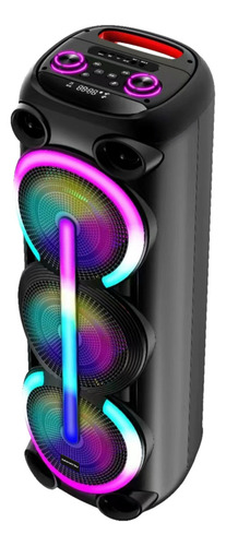 Parlante Torre Bluetooth Daihatsu D-s8030bt 4000w Luces Mic Color Negro