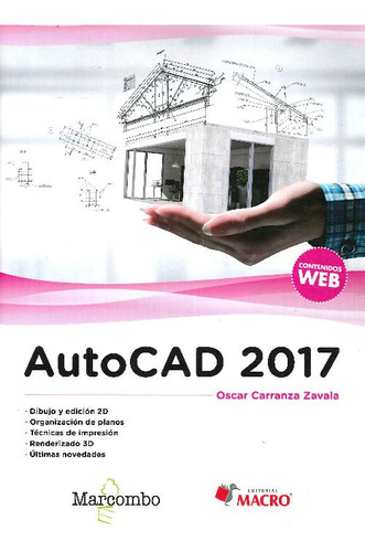 Libro Autocad 2017. Dibujo Y Edición 2d, Organizacion De Pla