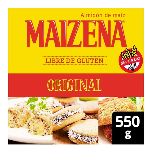 Almidon De Maiz Maizena Clasica Sin Tacc X 550 Gr