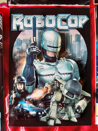 Robocop Cuadros De Madera Grandes 3d 