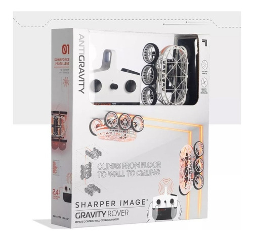 Sharper Image Coche Remote Control Anti Gravedad 2023 Color Blanco