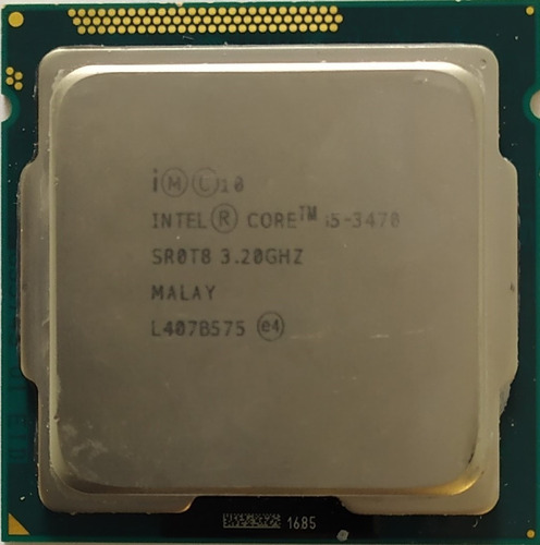 Procesador Intel Core I5 3470. Obsequio Pasta Termica (Usado)