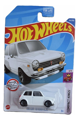 Hotwheels Carro Custom 70 Honda N600 + Obsequio 
