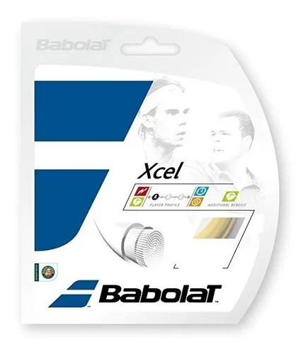 Babolat B241077-136-16: Set Xcel 16g Azul Tenis Cadena