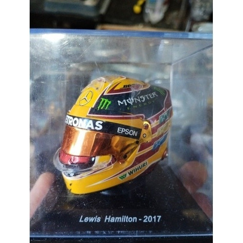 Coleccion Cascos F1. Lewis Hamilton 2017. Nuevo