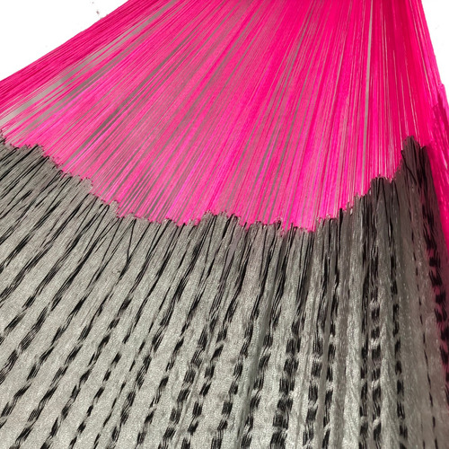 Imagen 5 de 7 de Bonita Hamaca Yucateca Artesanal De Nylon Tipo Pitaya