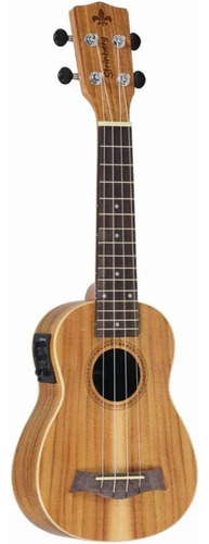 Ukulele Strinberg Uk 16 Se Koa Soprano Fosco Eletrico Com Ba Cor Marrom