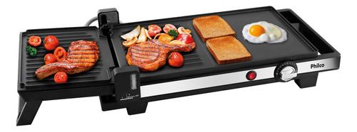Grill Press PGR02p 3 en 1 negra Philco