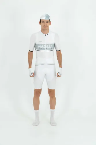 Jersey Camiseta De Ciclismo Safetti Maglia Blanca Unisex