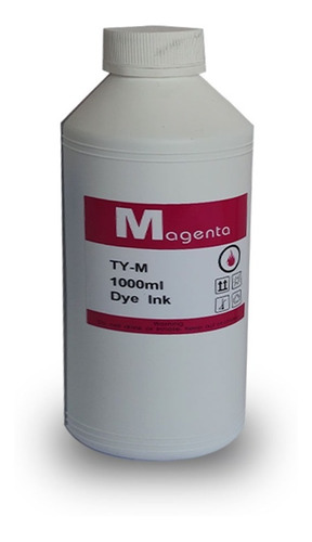 Tinta Dye Premium Multimarca 1 Litro Black Cian Magen Yellow