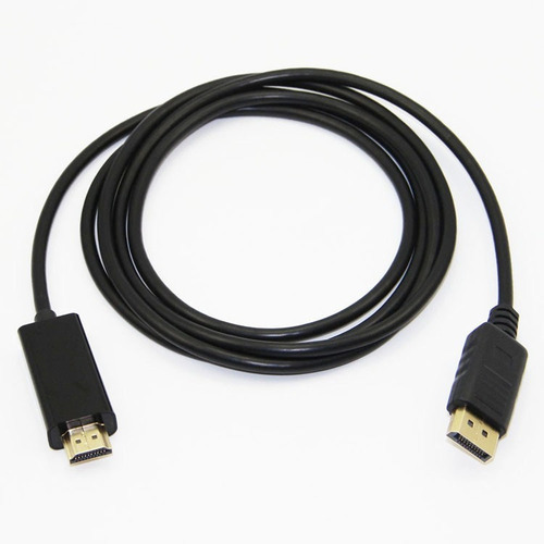 Imagen 4 de 7 de Cable Adaptador Displayport A Hdmi 1,8 Metros 1080p Full Hd
