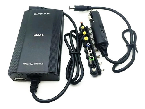 Imagen 1 de 2 de Cargador Universal Notebook 100w + Conector Para Auto