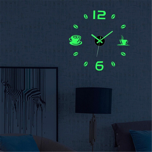 A Diy Minimalista Sin Marco Pared Watch 3d Espejo Decoration