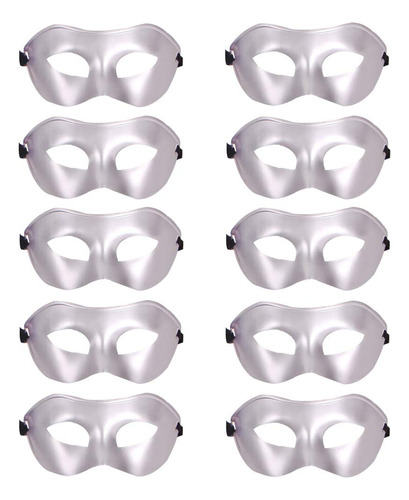 10 Cubrebocas Unisex Retro Para Mascarada, Mascara Veneciana