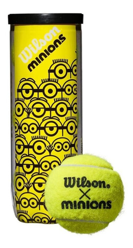 2 Tubos Pelotas Wilson Minions Balls Tubo X3 Tenis