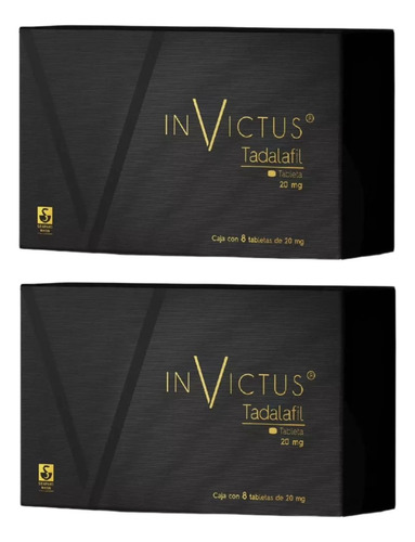 Pack De 2: Invictus 8 Tabletas 20mg