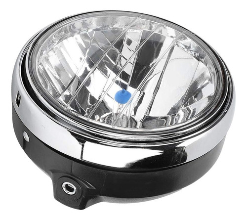 Faro Led Modificado Retro Redondo Cabeza De Motocicleta Dela
