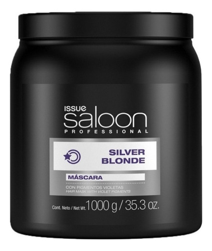 Máscara Silver Blonde Issue Saloon Professional 1000gr