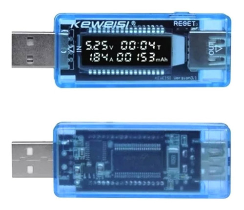 Amperimetro Voltímetro Probador Digital Medidor Arduino Usb