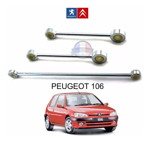 Kit Bieleta Haste Do Trambulador Peugeot 106 1.0 8v - Tu9m