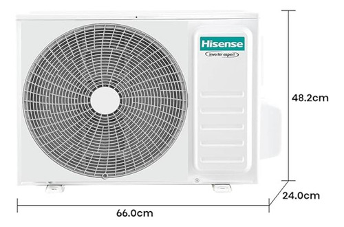 Aire Acond Hisense Inverter 12,000btu S/frío 220v At122ck