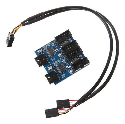 Extensor Chipset Pc Caso Interno 9-pin Usb 2.0 Macho 1 4 Pcb