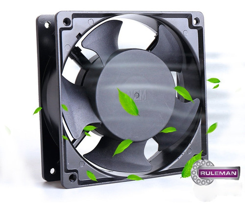 Imagen 1 de 10 de Turbina Metalica 220v 4in Cooler Ventilador Con Ruleman